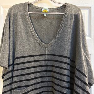 C&C California Short Sleeve Poncho Sweater